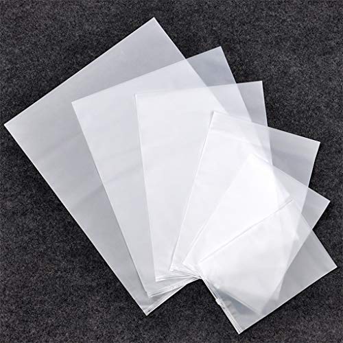 Guangcailun 10Pcs / 50st Travel Clothes Storage Bag Transparent Matte Seal Ziplock waterproof make-up Organizer Bag - Image 5