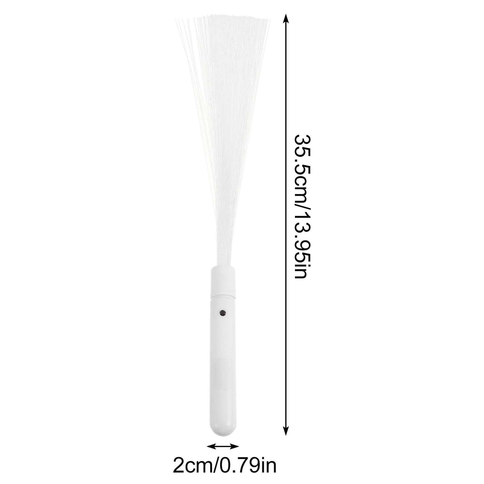 KICHOUSE 12 Pcs Led Fiber Optic Braids Reusable Glow Sticks Set Perfect for Glow Stick Party Decorations Festivals and More