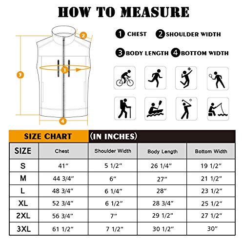 Moheen Men's Full-Zip Polar Fleece Vest Soft And Cozy Sleeveless Jacket Lightweight Outwear Vest(Charcoal,3Xl) #TOP5