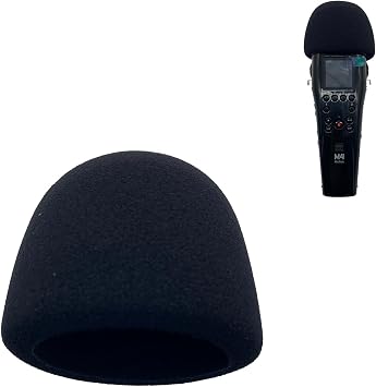 Dead Cat Pop Filter Fit For ZOOM M4 Handy Portalble recorder Furry Windscreen&Foam Microphone Windshield Sponge cover Black