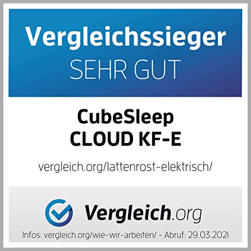 Elektrischer Lattenrost CubeSleep 7-Zonen mit motorischer Verstellung