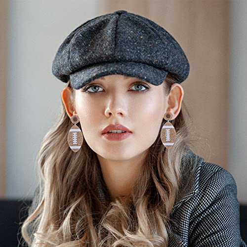 Baseball Earrings For Women Girls Basketball Earrings For Women Soccer Earrings For Women Football Earrings For Women Gifts For Sport Girls4 Pairs #TOP2