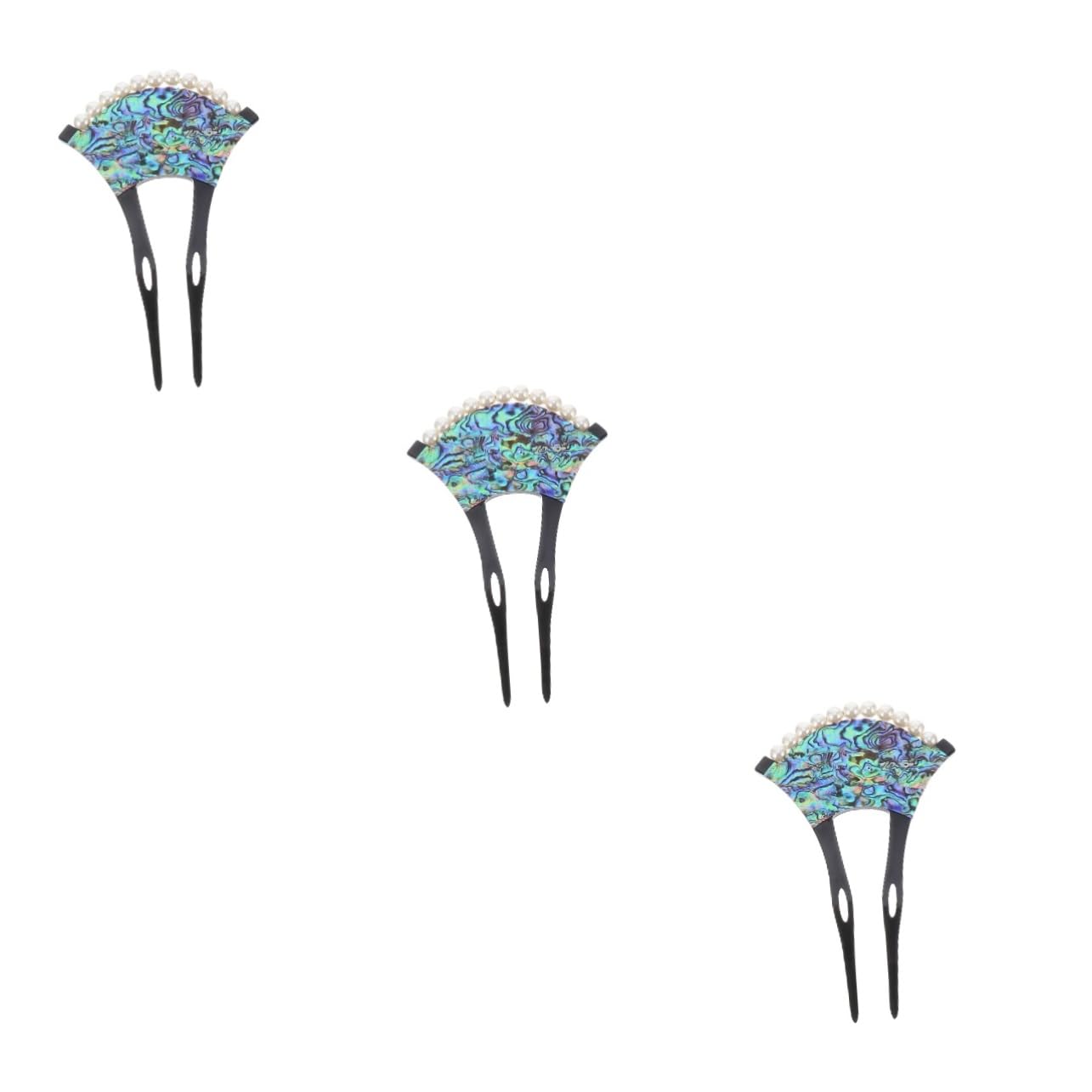 Healeved 3piezas Horquilla De Cabello Vintage U-shape Para Mujeres Pinza De Pelo Elegante Estilo Antiguo Accesorio De Peinado Para Niñas y Amantes Moda Clásica