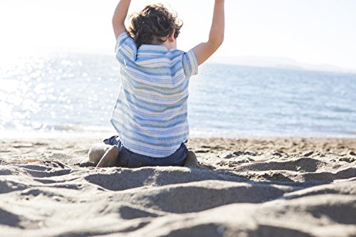 Hope & Henry Boys Linen Striped Short Sleeve Shirt #TOP4