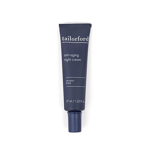 Tailorford Crema de noche antienvejecimiento para cara y debajo de los ojos suero infundido con retinol y BHA para ayudar a reducir arrugas líneas