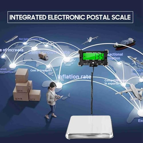 Báscula postal electrónica 200kg con pantalla LCD miniatura 3