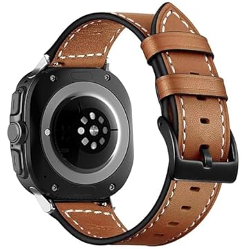 NINKI Pulseiras de couro para Samsung Galaxy Watch Ultra, pulseira de substituição para Samsung Watch 7 Ultra, pulseira de couro ajustável para Samsung Watch 7 Ultra, Galaxy Watch Ultra, pulseiras de