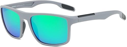 KDEAM - Gafas de sol polarizadas cuadradas para hombre