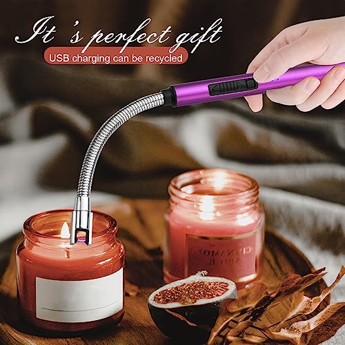 Encendedor Eléctrico Recargable USB con Cuello Flexible 360° miniatura 2