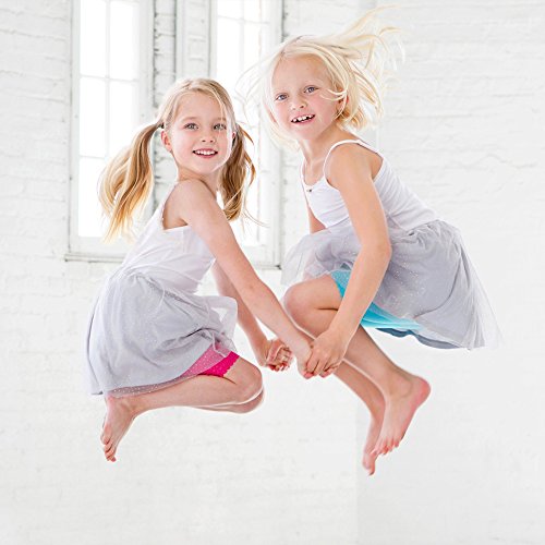 Lucky & Me Girls Bike Shorts, Super Soft Cotton Modal Blend with Lace Trim, Jada 3 Pack2