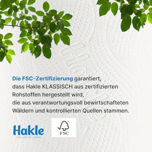 Hakle Klassisch, 80 Rollen Toilettenpapier, 3-lagig – Ansicht 6