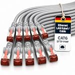1aTTack.de – 1aTTack.de 10x 7.5m Cat6 Cat.6 Ethernet-Kabel Cat 6 Netzwerk