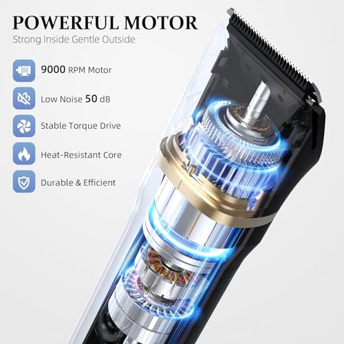 5-in-1 Bikini Trimmer for Women, IPX7 Waterproof Electric Razors Shaver, Cordless Body Hair Trimmer, Facial & Pubic Hair Removal, Ceramic Blade (Black)