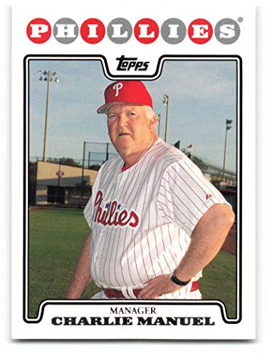 2008 Topps #632 Charlie Manuel MG NM-MT Philadelphia Phillies Baseball