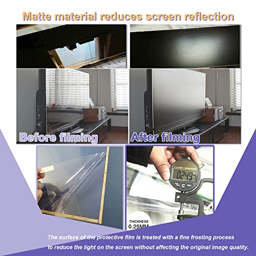 Protection d'écran TV LCD 55 pouces mat anti-lumière bleue