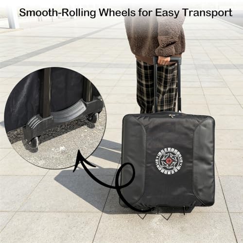 Bolsa portátil con ruedas para mesa automática de Mahjong miniatura 5
