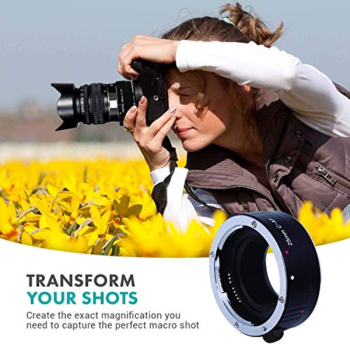 Movo/Kooka Af 25Mm Macro Extension Tube For Canon Eos Dslr Camera (Metal Mount) #TOP1