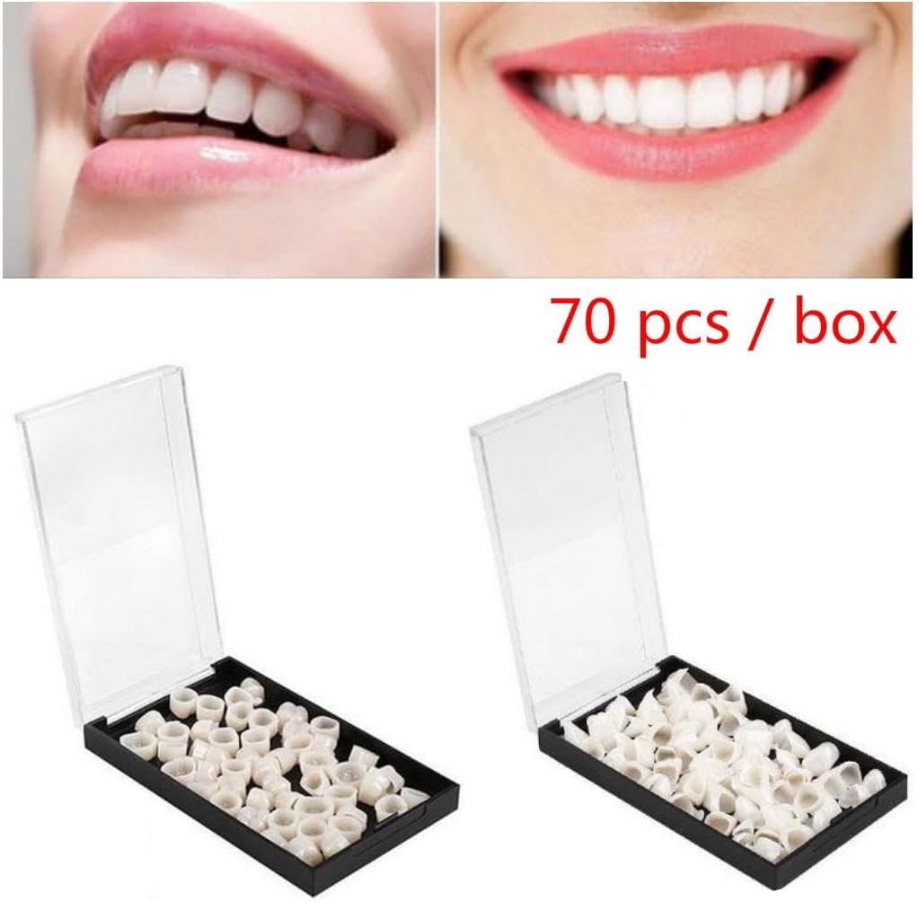 Club Bollywood®50 Pieces Dental Temporary Crown Veneers Molar Resin Teeth|Business & Industrial | Healthcare, Lab & Life Science |• Dental Supplies|1 Box of Molar Teeth Veneers (Approx 50Pcs)