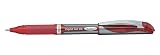 Pentel Liquid Gel Pen, Refillable, 1.0mm, Red Barrel/Ink (PENBL60B) – view 1