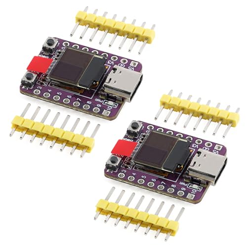 Carte ESP32-C3 OLED 1,1 cm lot de 2 pour déboguer sans écran externe