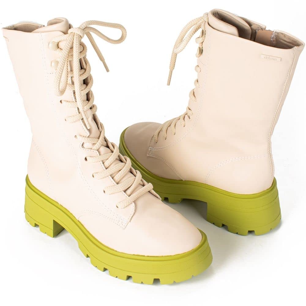 Coturno Feminino Dakota Tratorado G4572 Color Block Off em promoção! Veja a oferta e mais achadinhos de Botas 7 Hoje é o melhor dia para comprar Coturno Feminino Dakota Tratorado G4572 Color Block Off com aquele preço maroto! Promoção! Aproveite a oferta! 7