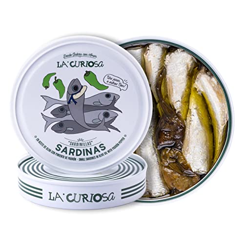 Pack de 2 latas de Sardinas en Aceite de Oliva con Pimiento de Padrón