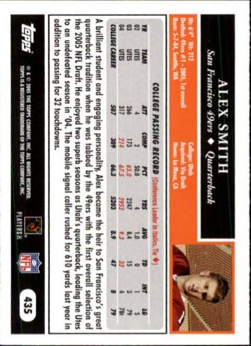 2005 Topps Football Rookie Card #435 Alex Smith