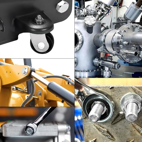 Mbsomnus M10 Sechskantschraube und Muttern Set 10 Stk Edelstahlschrauben Sechskant M10x40 mm DIN 933 Schrauben Edelstahl A2 V2A mit Selbstsichernde Muttern Unterlegscheiben und Federringe für Möbel