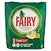 Fairy Original Todo en Uno - 85 pastillas para lavavajillas, detergente en paquete de 85 cápsulas, limón