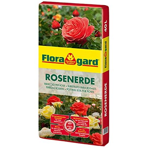 Floragard Rosenerde 40 Liter - torfreduzierte Spezialerde Cover