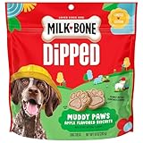 Milk-Bone Dipped Muddy Paws Dog Biscuits, 10 Oz. Bag