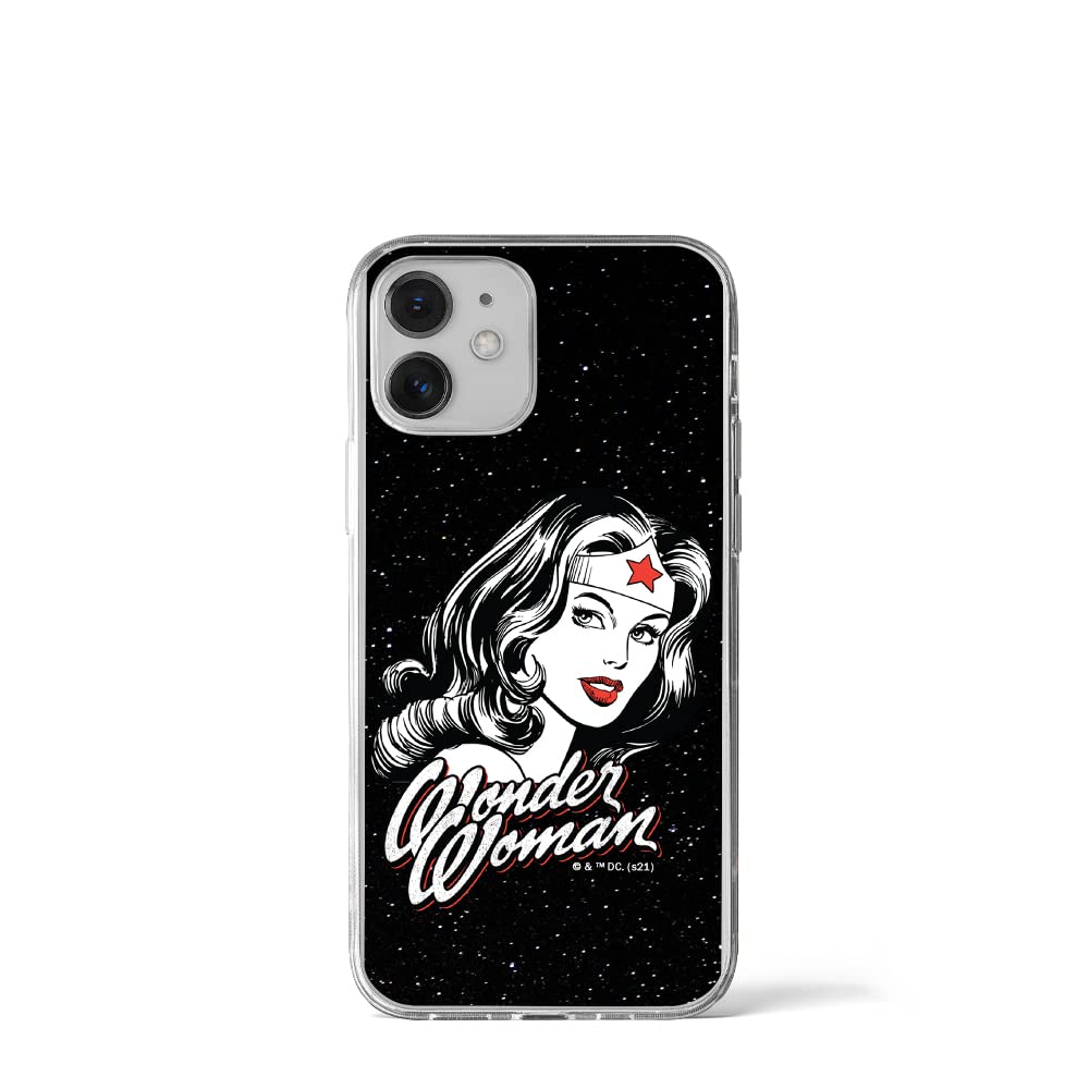 ERT GROUP mobile phone case for Iphone 12 Mini original and officially Licensed DC pattern Wonder Woman 023 optimally adapted to the shape of the mobile phone, case made of TPU
