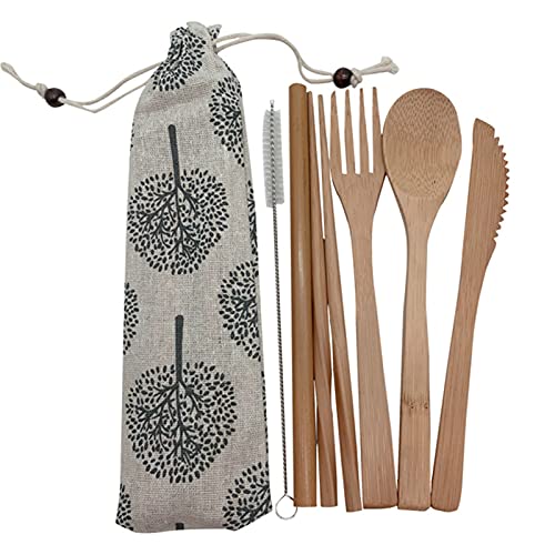 Couverts de bambou pour manger proprement en camping et rando - 5