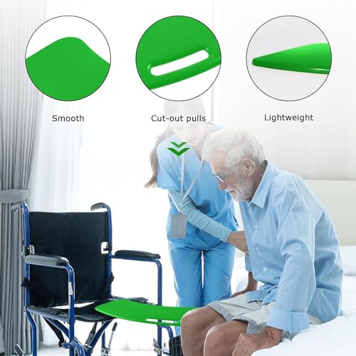 YXCMD Glijdende transferplanken, transferplank for ouderen, patiëntschuifplank ABS verdikte lichtgewicht stabiele structuur for rolstoelgebruikers - Afbeelding 4