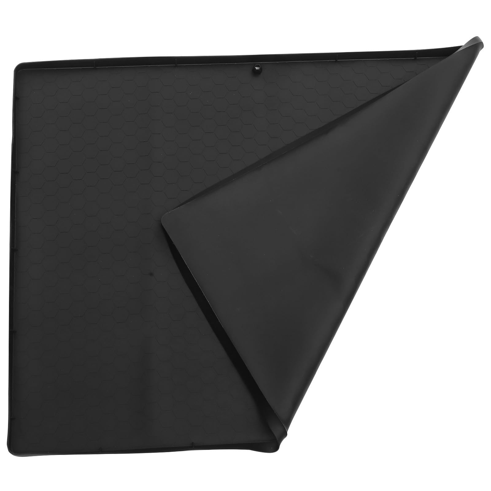 Tappetino Sotto Lavello in Gomma Nero 60x60 CM Tagliabile