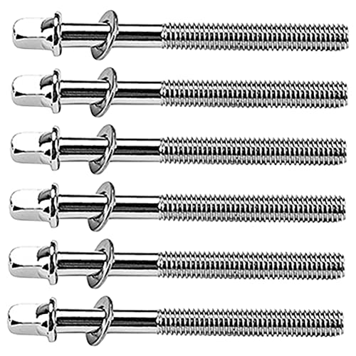 Tornillos de tensión para batería Toyvian, 24 piezas, accesorios para kit de batería y montaje jazz, color plateado miniatura 6