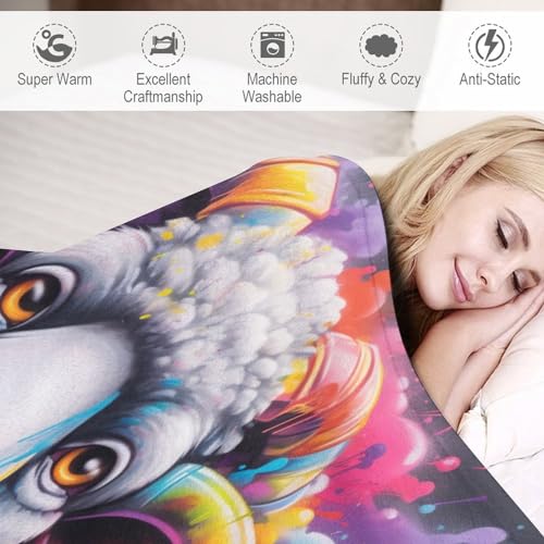 Couverture de lit flannel chèvre douce et chaude pour des moments complices - 4