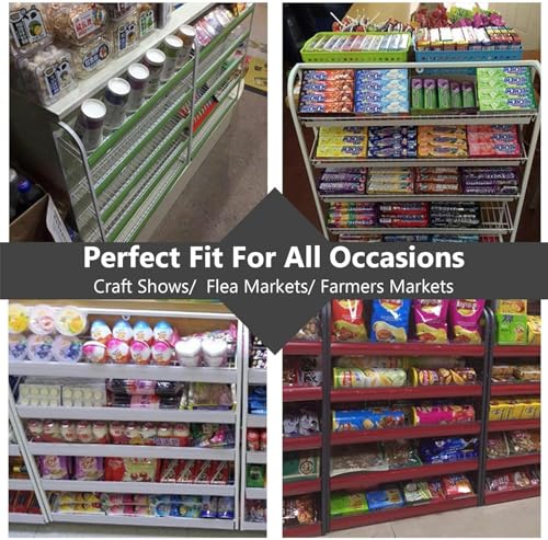5-stöckiges Metall-Snack-Präsentationsregal – Einzelhandel Süßigkeiten & Snacks Lagerregal für Supermärkte, Theken-Merchandising, perfekt für Süßwaren und Leckereien.