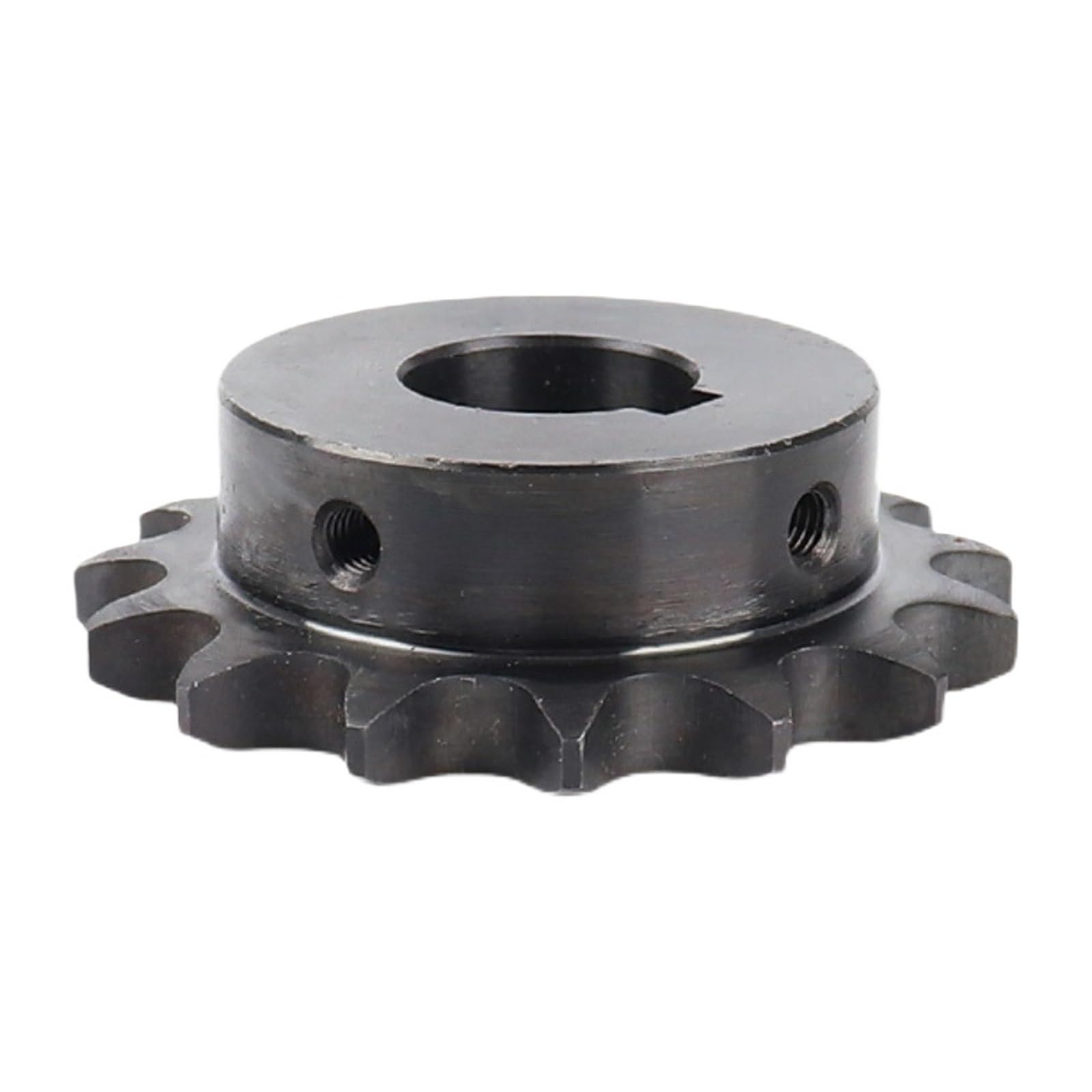 Ruota dentata industriale, 1 pezzo 04C 45# in acciaio 20/24/25/30/36/40 denti, foro scanalato da 10-20 mm, ruota dentata industriale (12,7 mm, chiave 5 x 2,3 mm, 30 denti)