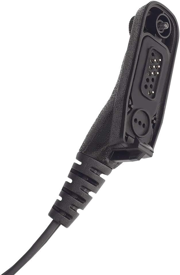 Covert Acoustic Tube Walkie Talkie Earpiece Surveillance Headset with Mic Compatible with Motorola APX1000 APX4000 APX6000 APX7000 XPR6000 XPR6550 XPR7000 XPR7550 Two-Way Radio (1 Pack)