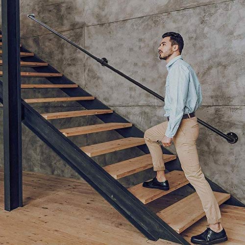 Garde-corps en fer forgé contre le risque de chute dans l'escalier - 8