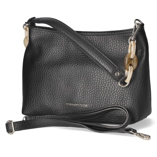 Sac à bandoulière noir en synthétique FF2084 pour femme | Taille unique