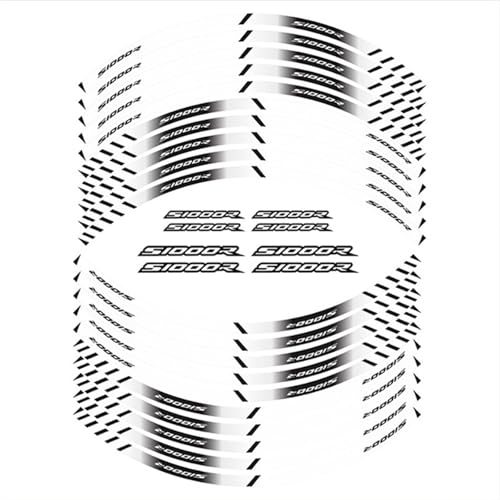 Felgenaufkleber Für BMW S1000R, S1000RR, HP4, S1000XR Motorrad, Vorder- Und Hinterrad, Innenliegende Felge, Reifen, Reflektierende Aufkleber, Dekoraufkleber