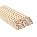 Produktbild 100 Stück Rund Holzstab, 30cm Holzstäbe zum Basteln Natürliche Rundholz Holzstäbchen Rundstab Holz Rattanstäbchen Bastelstäbe für DIY Kindererziehung Dekoration