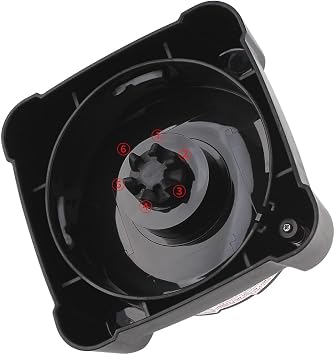 Replacement Parts New Blade Assembly with cup and lid,compatible with Ninja Blender BL660W/BL660/BL740/BL770/BL771/BL773CO/780