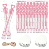 jabones artesanales para bodas baratos 💗 Design romantico: le bacchette a bolle di cuore mini sono perfette per bomboniere e anniversari. La bottiglia con manico a forma di cuore renderà la tua celebrazione del matrimonio più romantica e divertente. Una grande sorpresa come regalo e un grande divertimento per tutte le età.