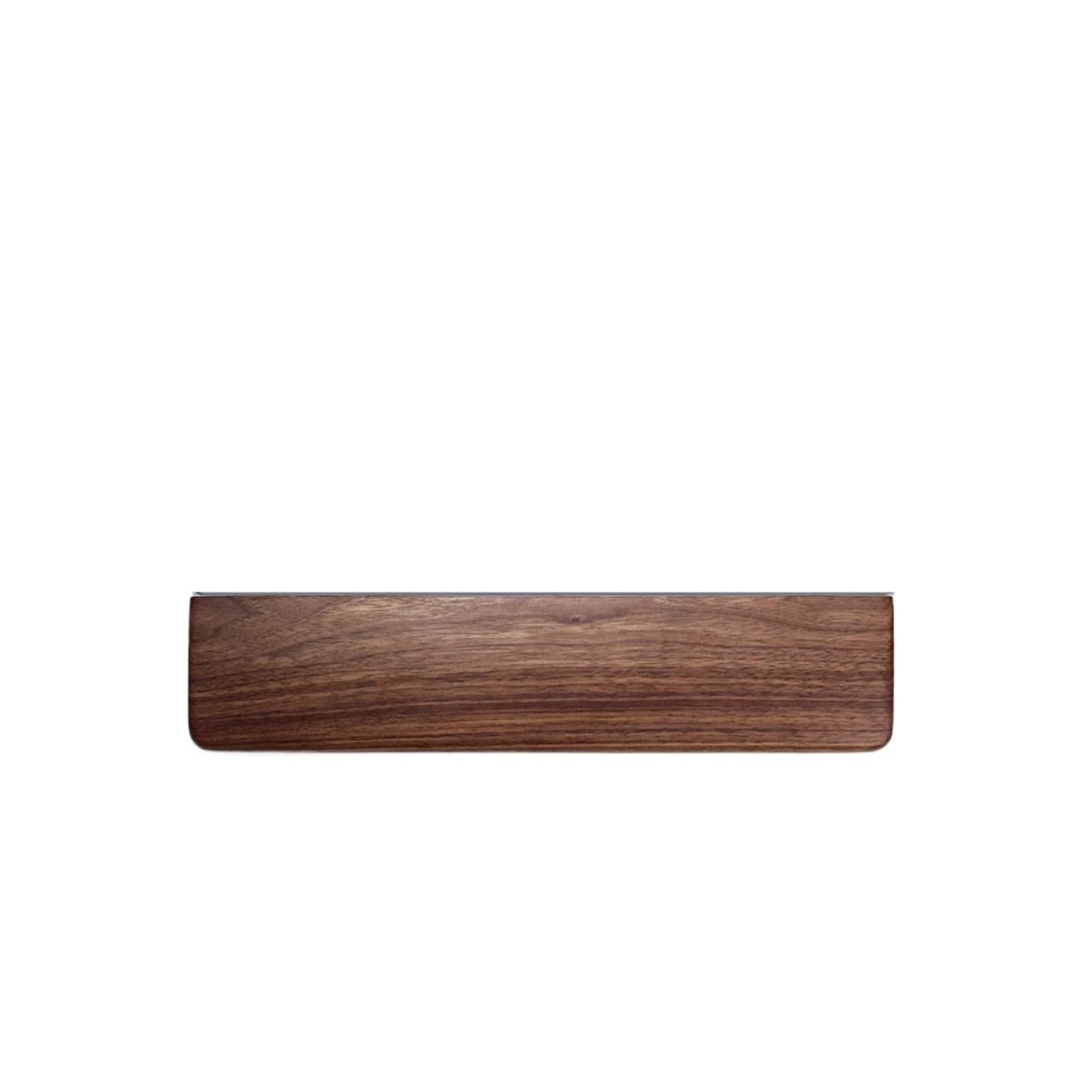 Tappetino Mouse Con Poggiapolsi Tastiera poggiapolsi in legno di noce | Accessori da polso for mouse in legno massello personalizzati antiscivolo(32cm round edge)
