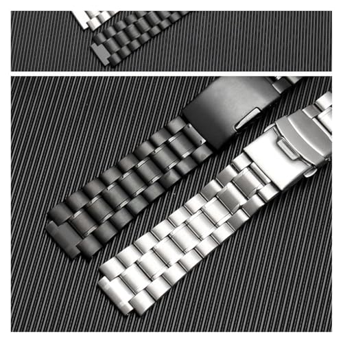 Correa de reloj acero inoxidable Timex TW2T76500 de eslabón macizo 4