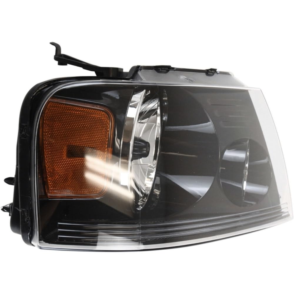 Amazon.com: IERREKIR Headlight Halogen Right Side Clear Lens Black 