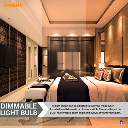 Sunlite 40762 Mr11 Halogen Reflector Bulb, 5 Watt, 30° Narrow Flood, 6 Volt, 30 Lumens, 2000 Hour Life Span, Dimmable, Gu4 Base, Cover Guard, 3200, Ansi Jcr, Ceiling Fixtures, Lanterns 6-Pack #TOP7